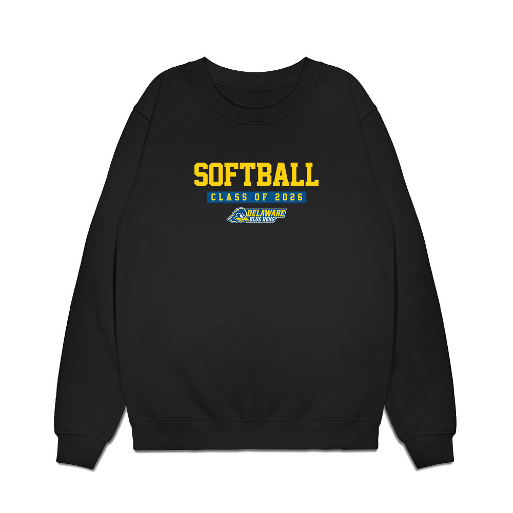 Delaware - NCAA Softball : Karli Challburg - Graduation Premium Crewneck Sweatshirt-0