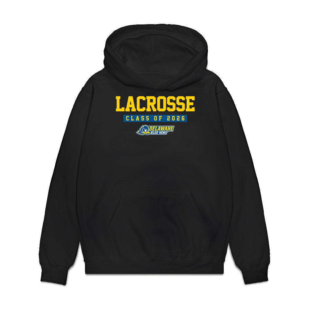 Delaware - NCAA Women's Lacrosse : Stella Stolarick - Graduation Premium Hooded Sweatshirt-0