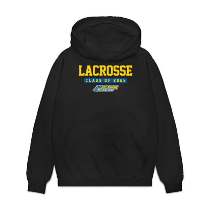 Delaware - NCAA Women's Lacrosse : Stella Stolarick - Graduation Premium Hooded Sweatshirt-0