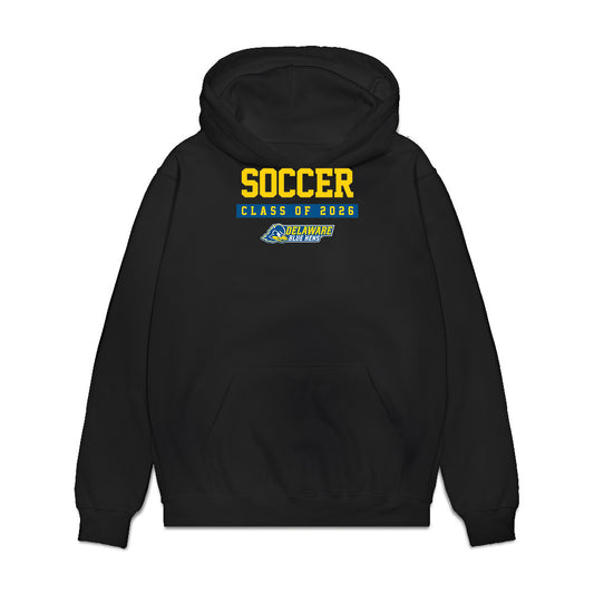 Delaware - NCAA Men's Soccer : Jan Schroeder - Graduation Premium Hooded Sweatshirt-0
