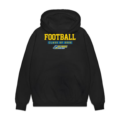 Delaware - NCAA Football : Dorian Rutledge - Graduation Premium Hooded Sweatshirt-0