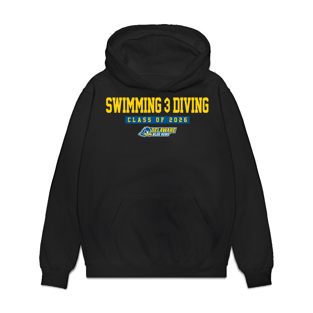Delaware - NCAA Women's Swimming & Diving : Torun McGillis - Graduation Premium Hooded Sweatshirt-0