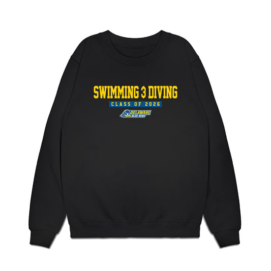 Delaware - NCAA Men's Swimming & Diving : Matvei Namakonov - Graduation Premium Crewneck Sweatshirt-0