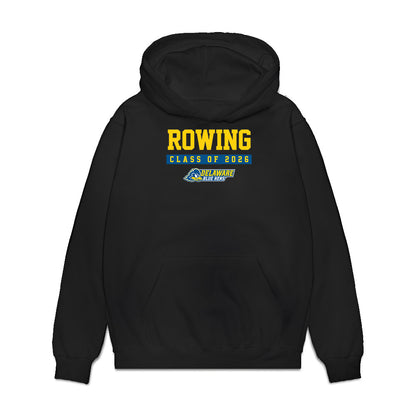 Delaware - NCAA Women's Rowing : Logananne Zielinski - Graduation Premium Hooded Sweatshirt-0