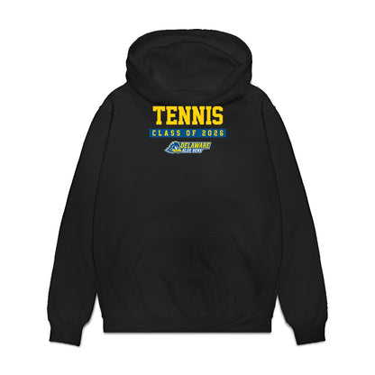 Delaware - NCAA Women's Tennis : Payton Tomichek - Graduation Premium Hooded Sweatshirt-0