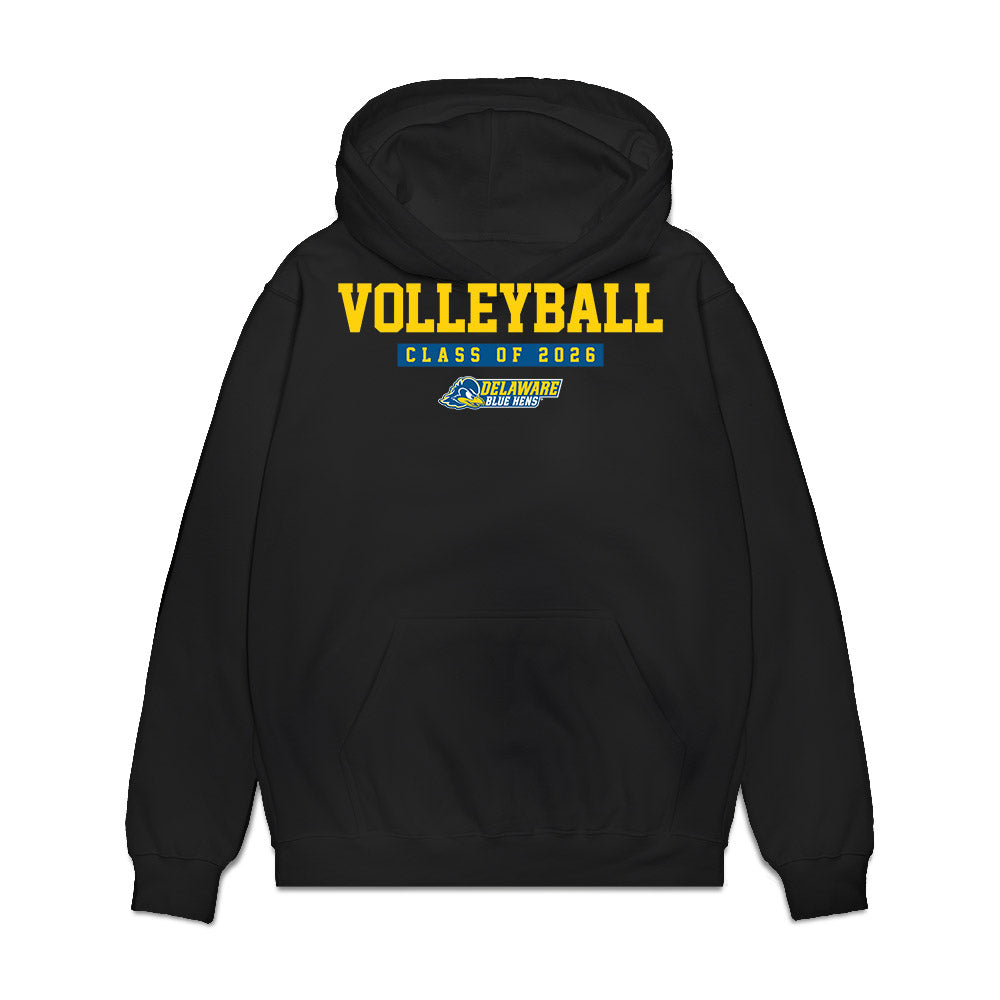 Delaware - NCAA Women's Volleyball : Aubrey Lyssy - Graduation Premium Hooded Sweatshirt-0
