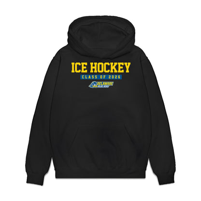 Delaware - NCAA Women's Ice Hockey : Charlotte Payne - Graduation Premium Hooded Sweatshirt-0
