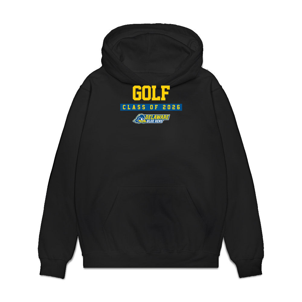 Delaware - NCAA Men's Golf : Jeffrey Homer - Graduation Premium Hooded Sweatshirt-0