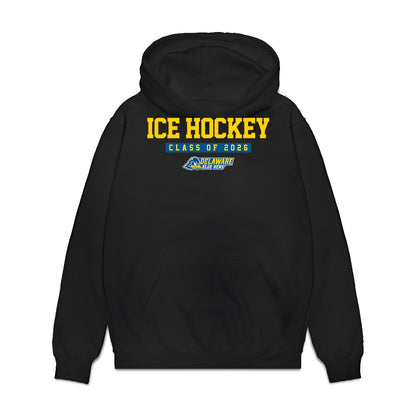 Delaware - NCAA Women's Ice Hockey : Meera Smith - Graduation Premium Hooded Sweatshirt-0