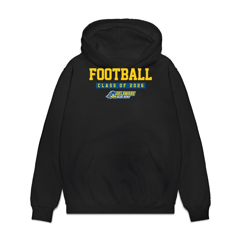 Delaware - NCAA Football : Calvin Thomas - Graduation Premium Hooded Sweatshirt-0