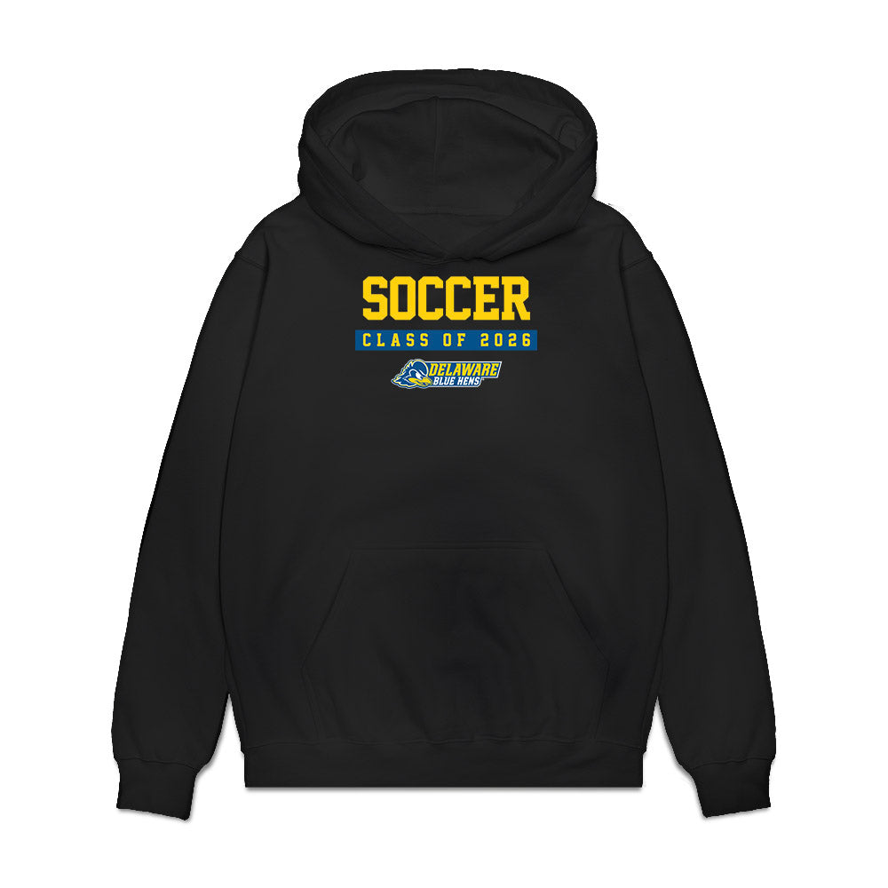 Delaware - NCAA Women's Soccer : Gabby Riley - Graduation Premium Hooded Sweatshirt-0