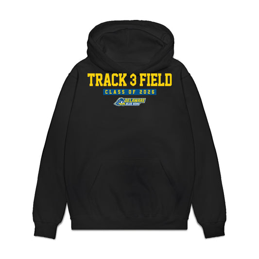 Delaware - NCAA Women's Track & Field : Sara Manson - Graduation Premium Hooded Sweatshirt-0