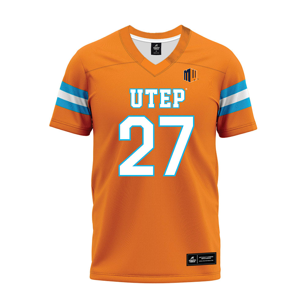 UTEP - NCAA Football : Latristan Thompson - Orange Premium Football Jersey-0