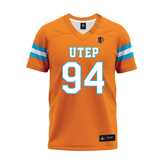 UTEP - NCAA Football : Jimmy Leon - Orange Premium Football Jersey-0