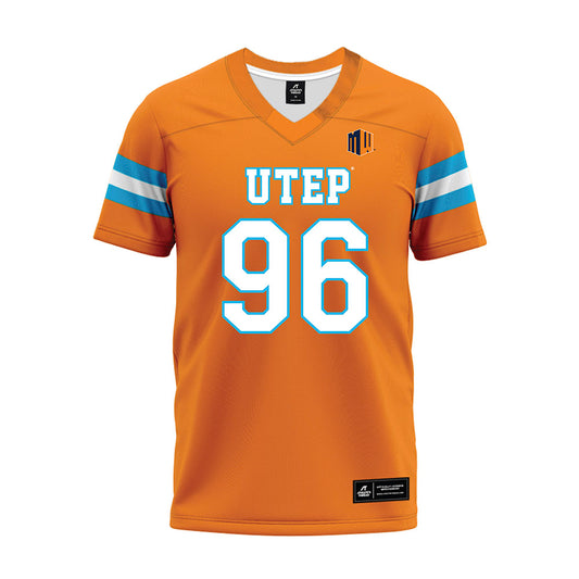UTEP - NCAA Football : Caynan James - Orange Premium Football Jersey-0