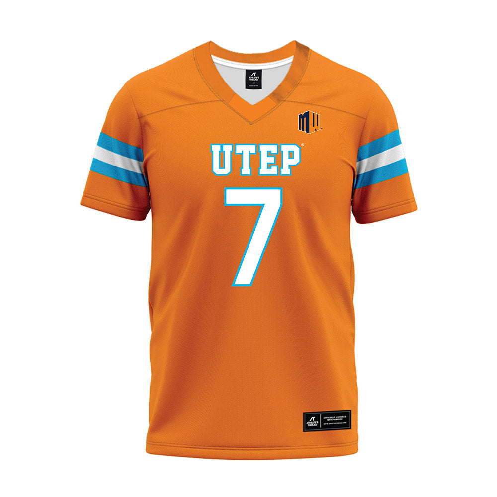 UTEP - NCAA Football : Jaylan Brown - Orange Premium Football Jersey-0