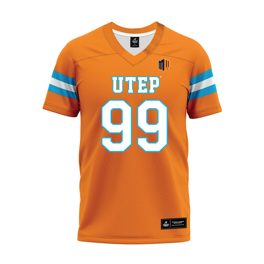 UTEP - NCAA Football : Elijah Fields - Orange Premium Football Jersey-0