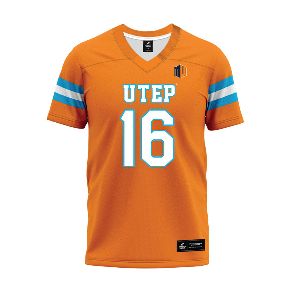 UTEP - NCAA Football : Mason Ferguson - Orange Premium Football Jersey-0
