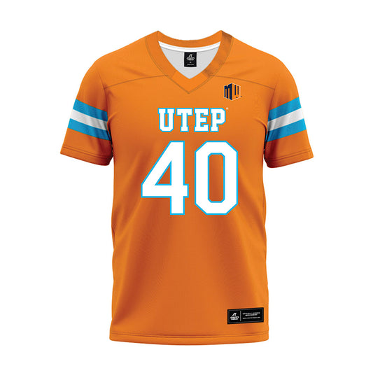 UTEP - NCAA Football : Jaxon Smith - Orange Premium Football Jersey-0