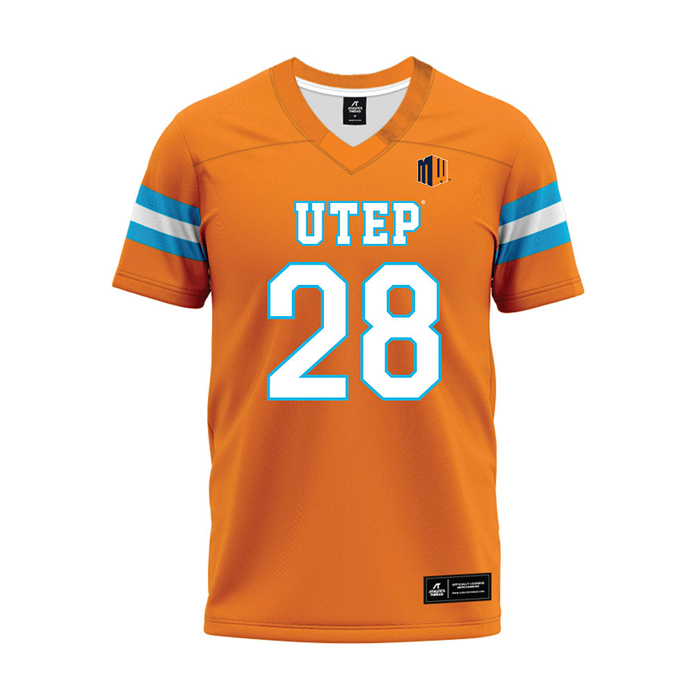 UTEP - NCAA Football : Tylen Hockett - Orange Premium Football Jersey-0