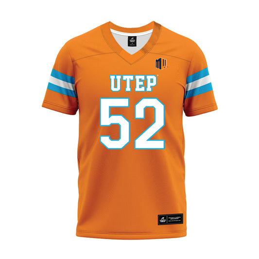 UTEP - NCAA Football : Jackson Bradley - Orange Premium Football Jersey-0