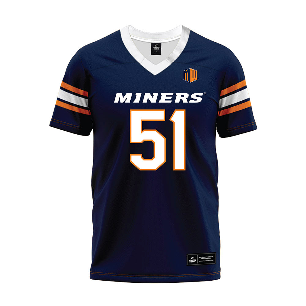 UTEP - NCAA Football : Eric Sandoval Araujo - Premium Football Jersey-0