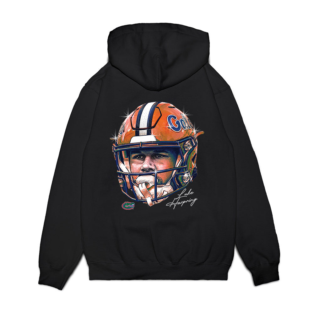Florida - NCAA Football : Luke Harpring - Game Face Premium Hooded Sweatshirt-1