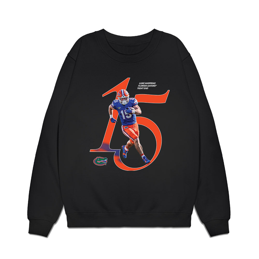 Florida - NCAA Football : Luke Harpring - Graphic Premium Crewneck Sweatshirt-0