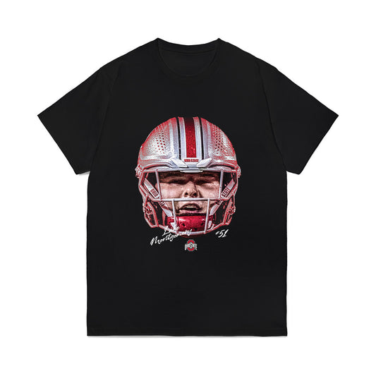 Ohio State - NCAA Football : Luke Montgomery - Game Face Comfort Colors T-Shirt-0