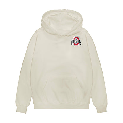 Ohio State - NCAA Football : Luke Montgomery - Collage Premium Hooded Sweatshirt-0