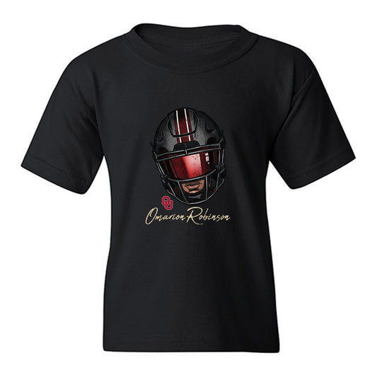 Oklahoma - NCAA Football : Omarion Robinson - Graphic Youth T-Shirt-0