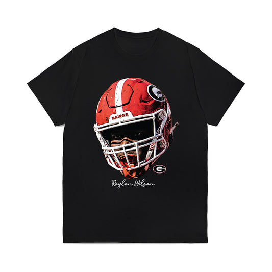 Georgia - NCAA Football : Raylen Wilson - Game Face Comfort Colors T-Shirt-0