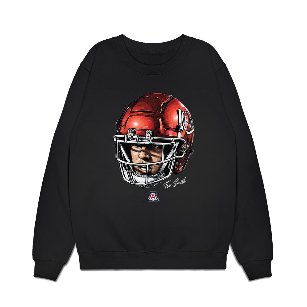 Arizona - NCAA Football : Tre Smith - Graphic Premium Crewneck Sweatshirt-0