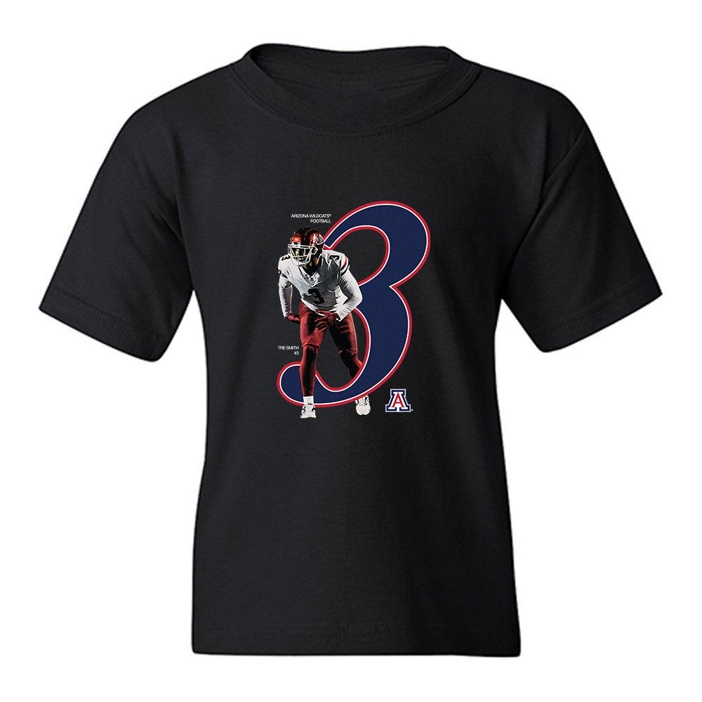 Arizona - NCAA Football : Tre Smith - Graphic Youth T-Shirt-0