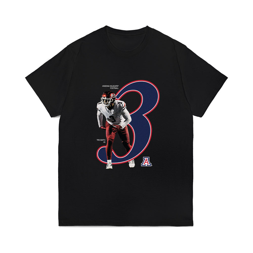 Arizona - NCAA Football : Tre Smith - Graphic Comfort Colors T-Shirt-0