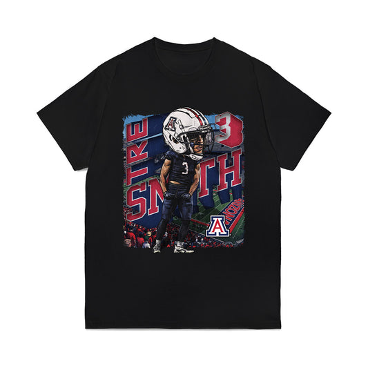 Arizona - NCAA Football : Tre Smith - Individual Caricature Comfort Colors T-Shirt-0