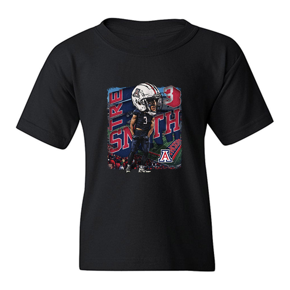 Arizona - NCAA Football : Tre Smith - Individual Caricature Youth T-Shirt-0