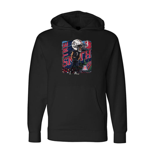 Arizona - NCAA Football : Tre Smith - Individual Caricature Hooded Pullover Sweatshirt-0
