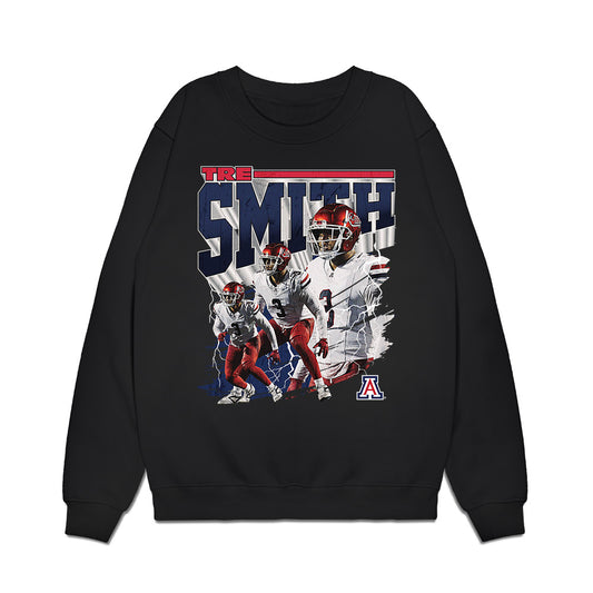 Arizona - NCAA Football : Tre Smith - Collage Premium Crewneck Sweatshirt-0