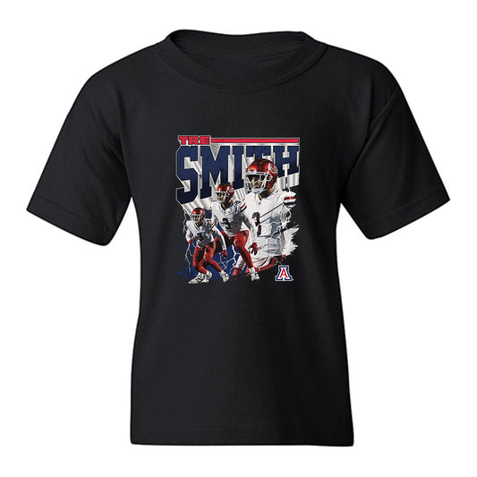 Arizona - NCAA Football : Tre Smith - Collage Youth T-Shirt-0