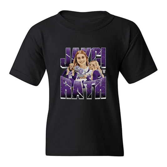 UST - NCAA Women's Basketball : Jayci Rath - Collage Youth T-Shirt-0