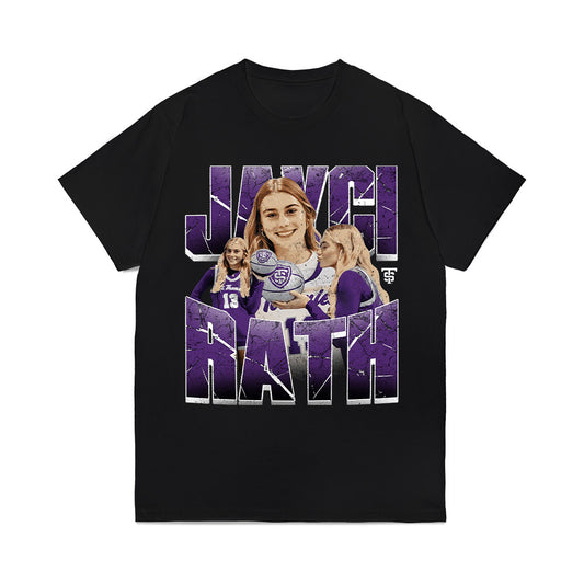 UST - NCAA Women's Basketball : Jayci Rath - Collage Comfort Colors T-Shirt-0