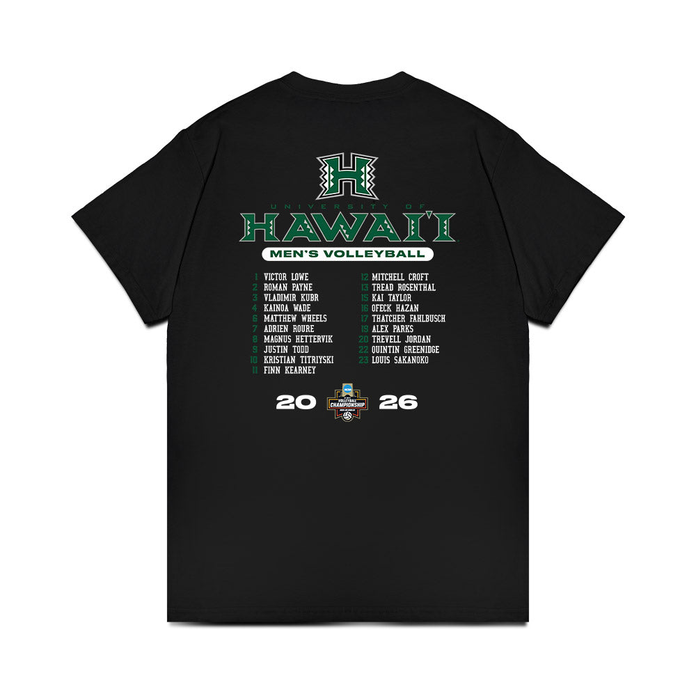 Hawaii - NCAA Mens Volleyball : 2026 National Champions Comfort Colors T-Shirt-1