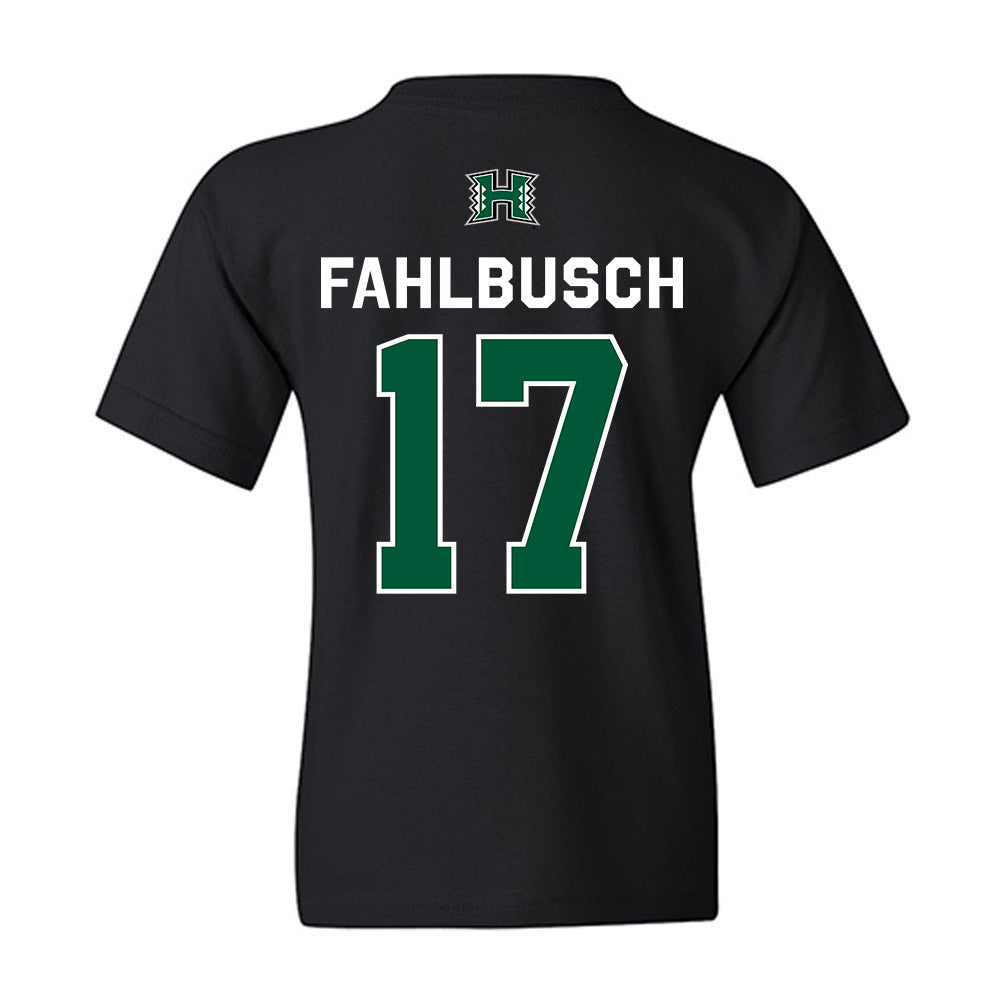 Hawaii - NCAA Men's Volleyball : Thatcher Fahlbusch - 2026 National Champions Youth T-Shirt-1