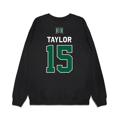Hawaii - NCAA Men's Volleyball : Kai Taylor - 2026 National Champions Premium Crewneck Sweatshirt-1
