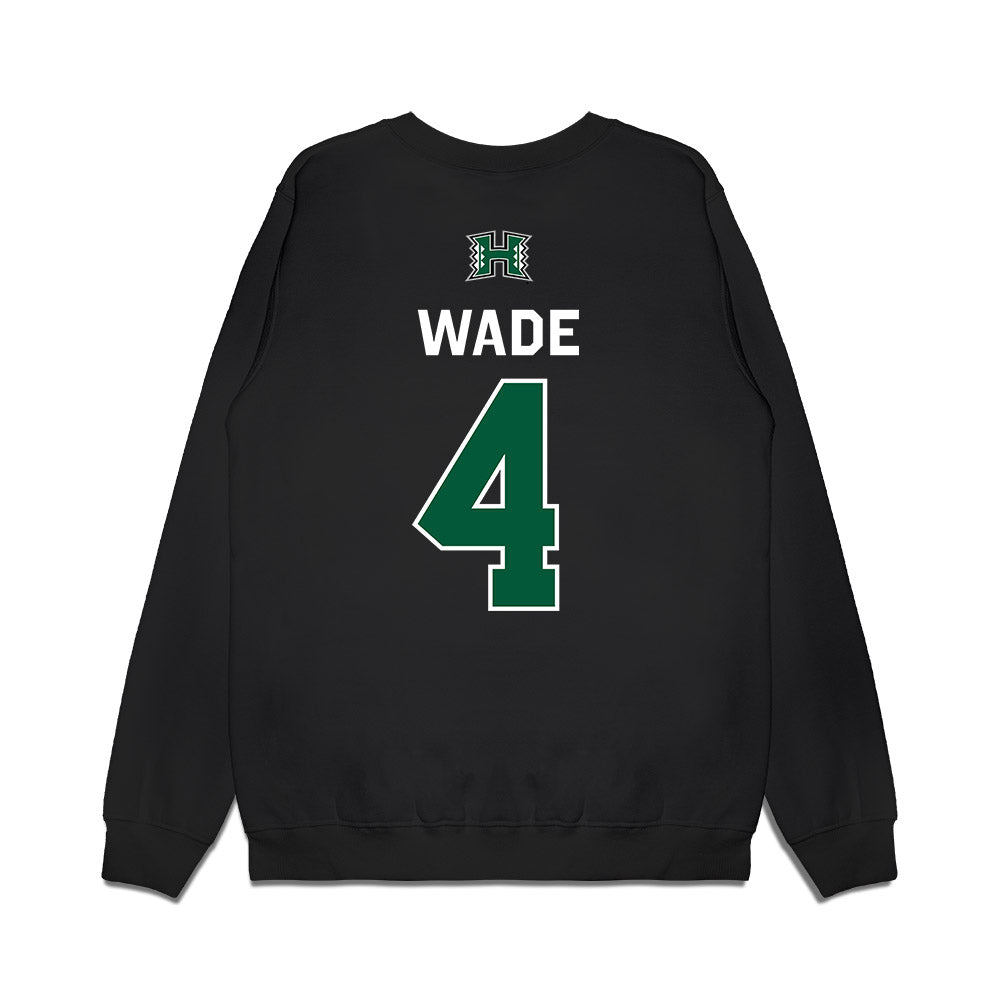 Hawaii - NCAA Men's Volleyball : Kainoa Wade - 2026 National Champions Premium Crewneck Sweatshirt-1