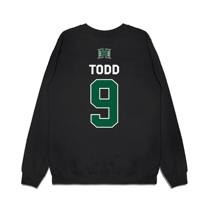Hawaii - NCAA Men's Volleyball : Justin Todd - 2026 National Champions Premium Crewneck Sweatshirt-1