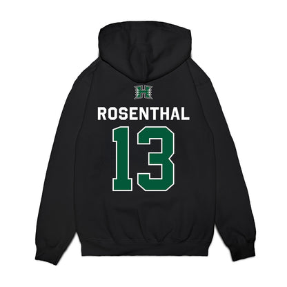 Hawaii - NCAA Men's Volleyball : Tread Rosenthal - 2026 National Champions Premium Hooded Sweatshirt-1