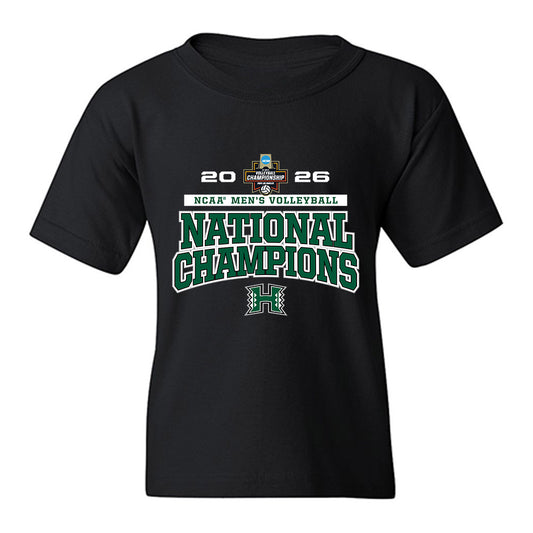 Hawaii - NCAA Men's Volleyball : Kainoa Wade - 2026 National Champions Youth T-Shirt-0