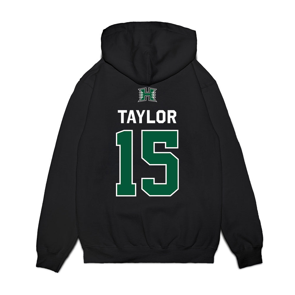 Hawaii - NCAA Men's Volleyball : Kai Taylor - 2026 National Champions Premium Hooded Sweatshirt-1